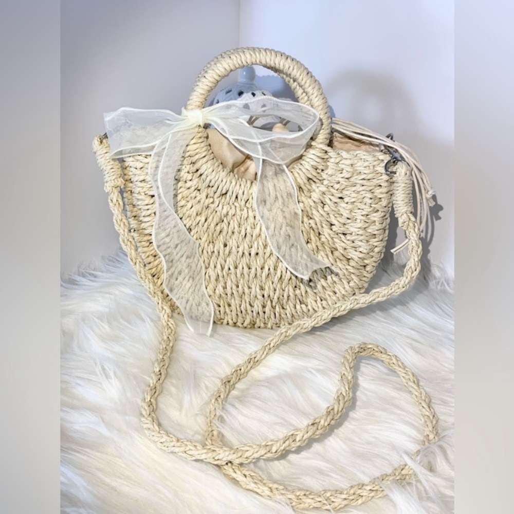 Wicker Crossbody NWOT